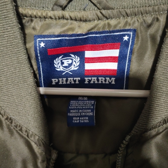 Phat Farm Green Bomber Jacket - Picture 2 of 3